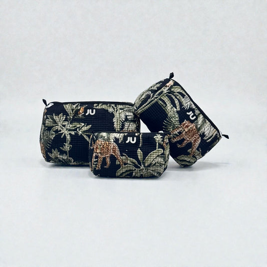 Kulturtasche 3er-Set Black Jungle