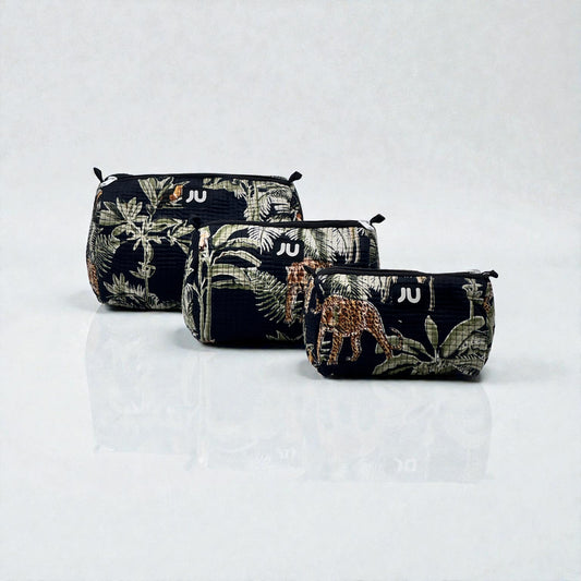 Kulturtasche 3er-Set Black Jungle