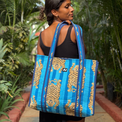 Shopper Blue Tiger