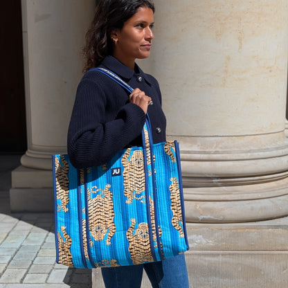 Shopper Blue Tiger
