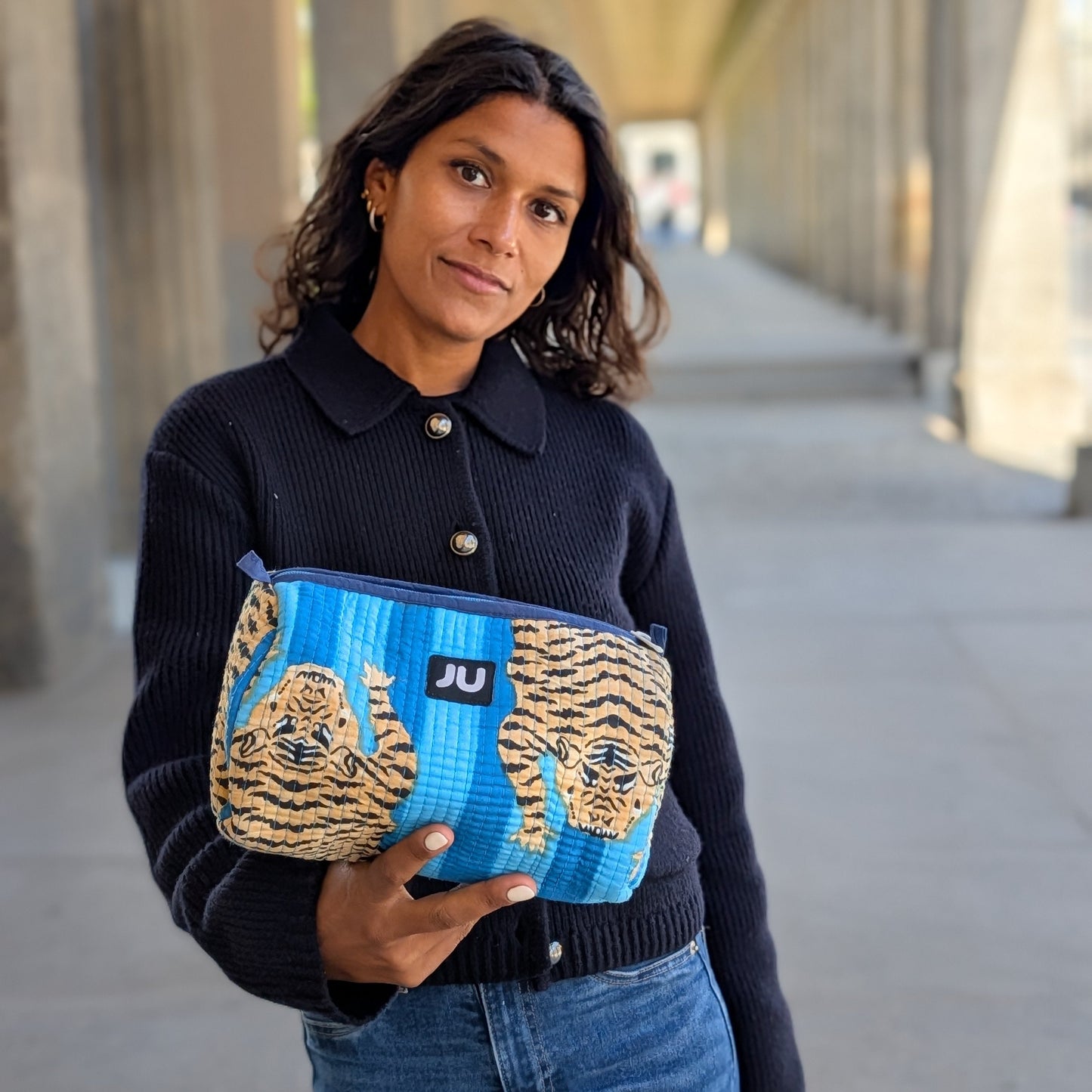 Kulturtasche Blue Tiger