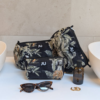 Kulturtasche 3er-Set Black Jungle