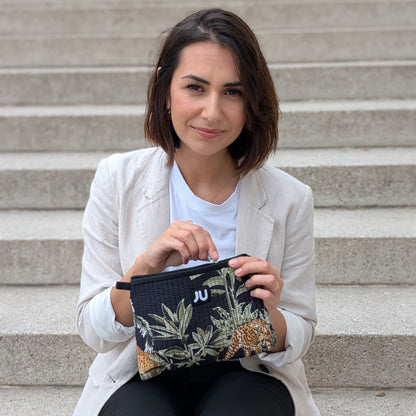 Mini Kosmetiktasche Black Jungle