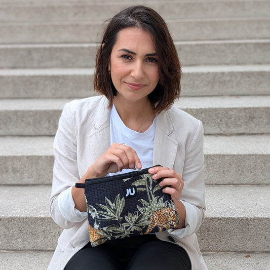 Mini Kosmetiktasche Black Jungle
