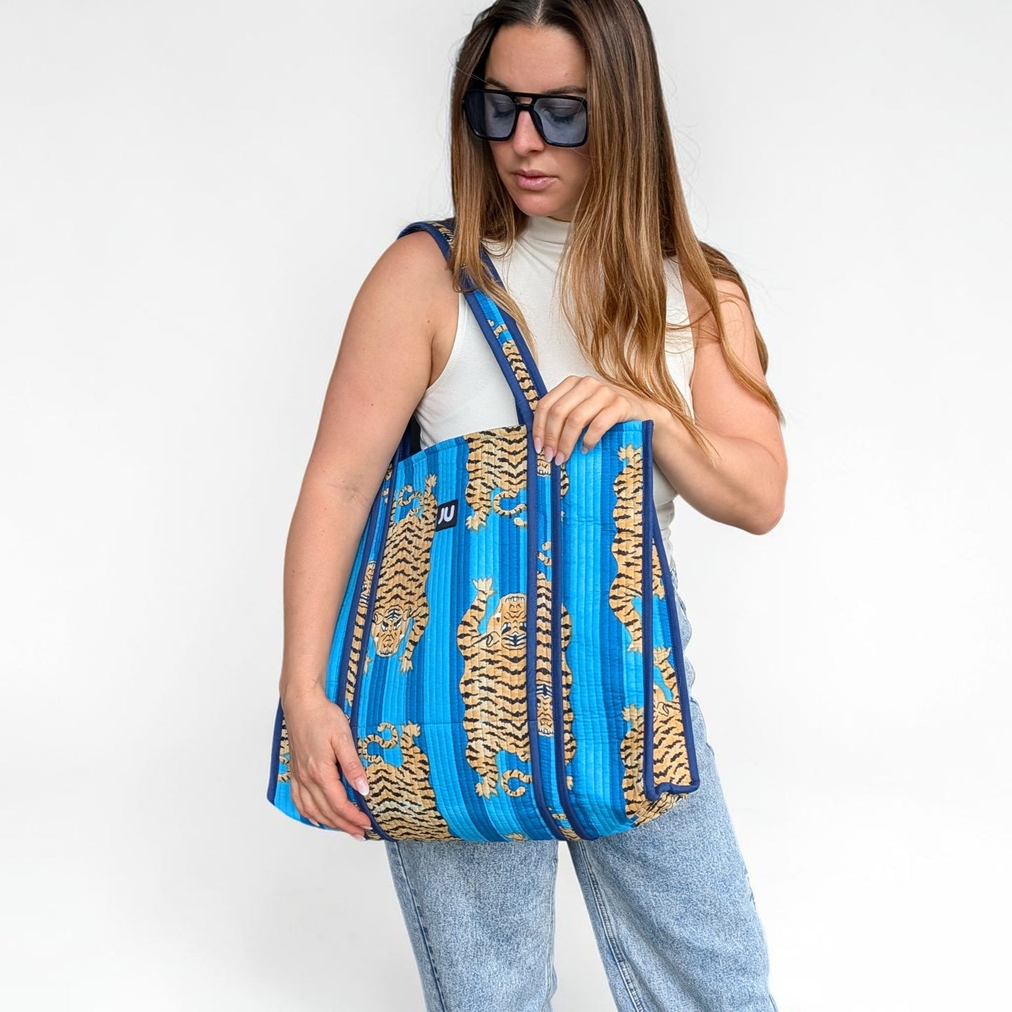 Shopper Blue Tiger