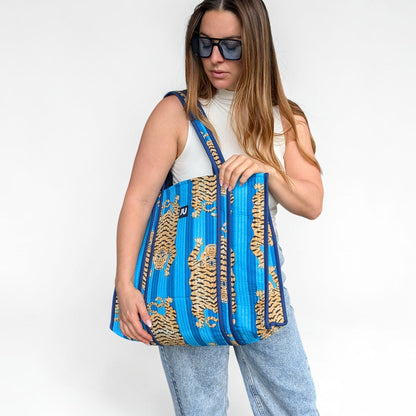 Shopper Blue Tiger