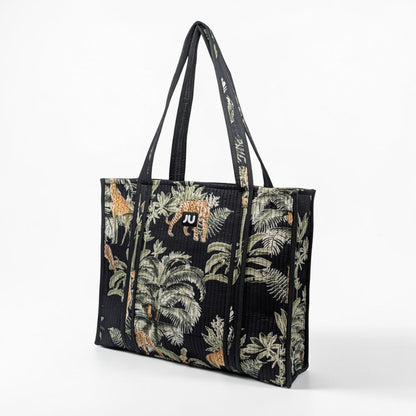 Tote Bag Black Jungle