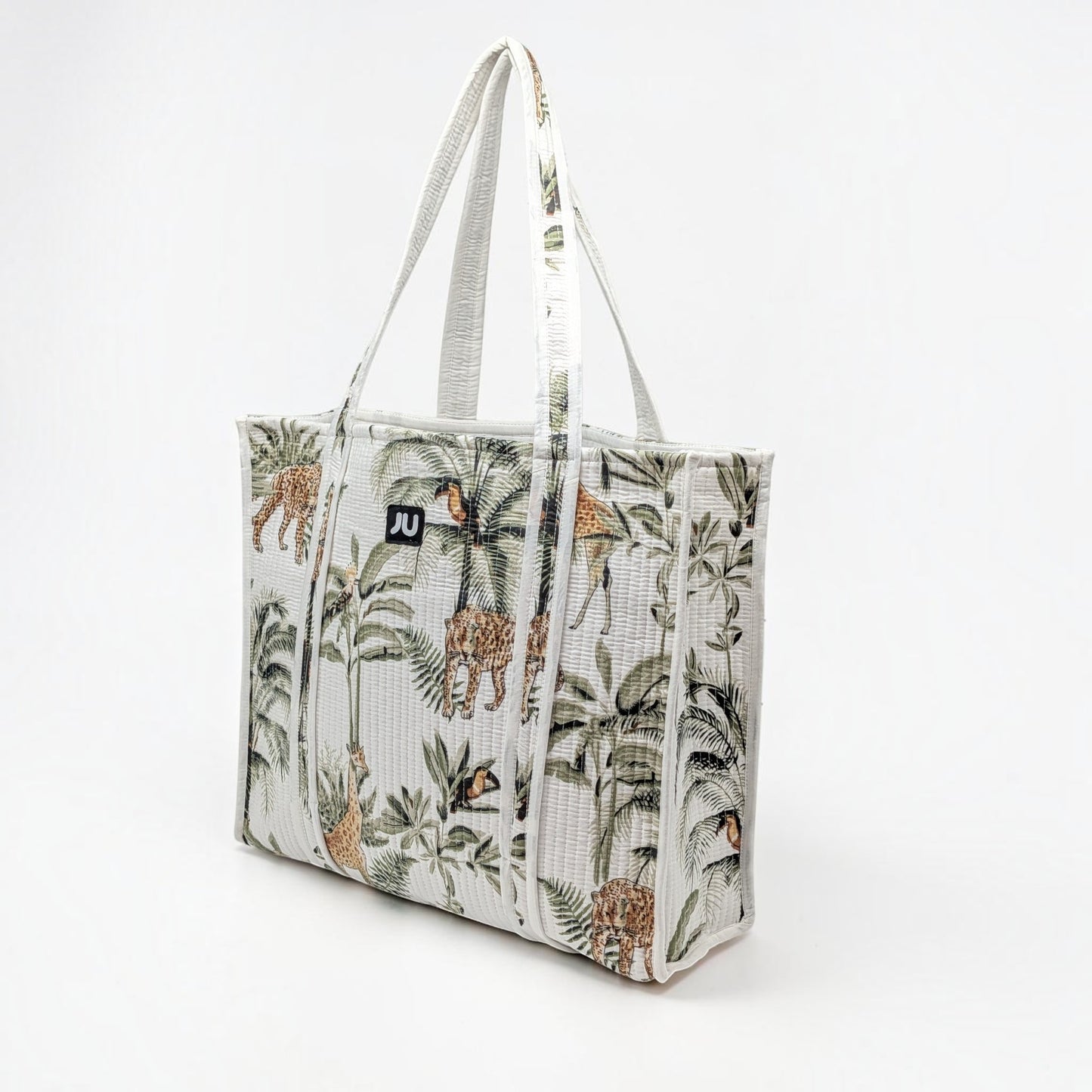 Tote Bag White Jungle