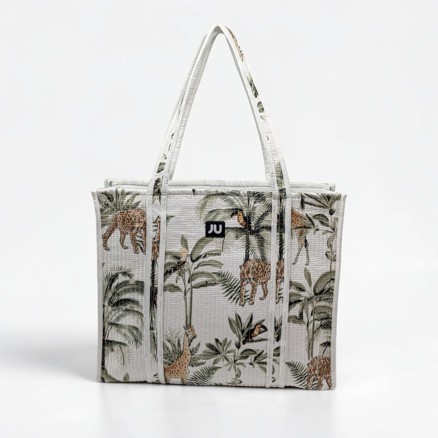 Tote Bag White Jungle
