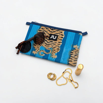 Mini Kosmetiktasche Blue Tiger